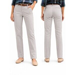 Theory Light Gray Slim Straight Chino Pants Classic Minimalist Size 28 Office